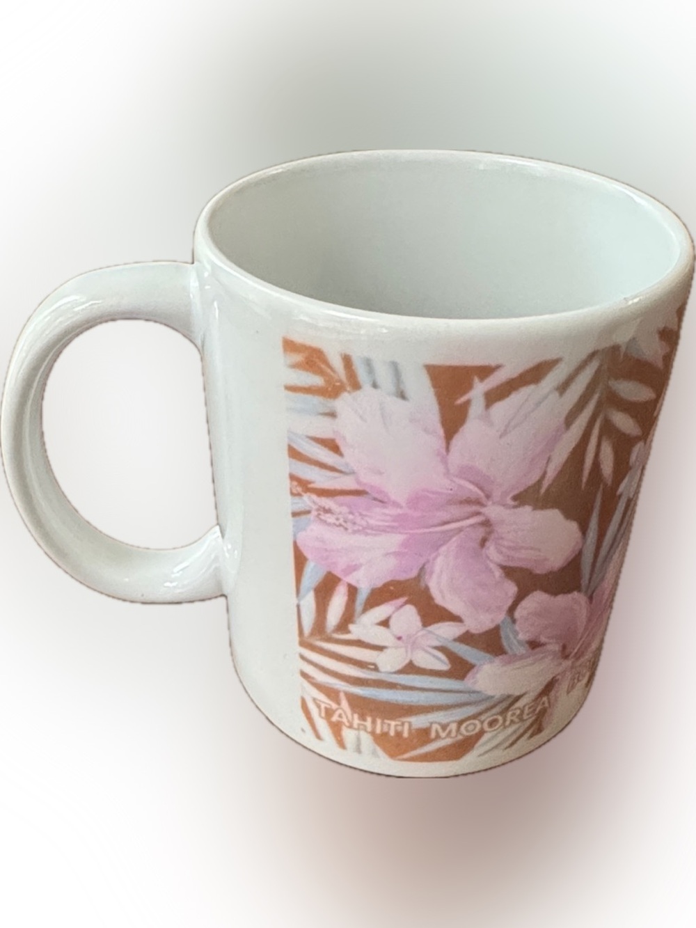 TAHITI CUP BORA BORA MOOREA HUAHINE RAIATEA RANGIROA FRENCH POLYNESIA ISLAND MUG